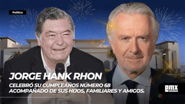 Jorge Hank Rhon biografa, edad, altura, esposo, net worth, familia