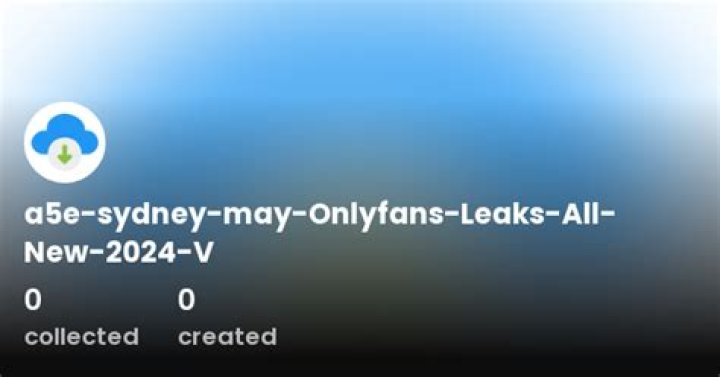Sydney May Onlyfans Leaks
