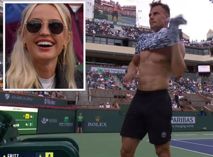 This Was a Targeted Attack Awkward Indian Wells Moment Captures TaylorFritzs Girlfrien |
